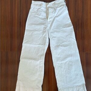 Jesse Kamm White Salt Sailor Pants Size 8 (fit like 6)